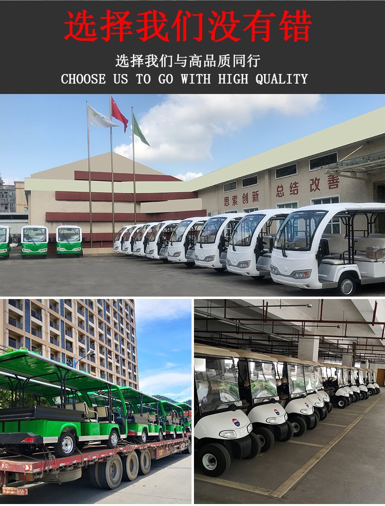 G2-1電動高爾夫觀光車看房四輪巡邏車電瓶貨運載(圖11)