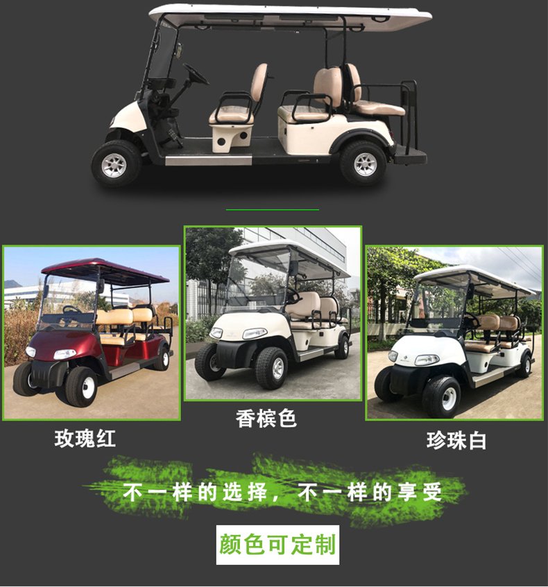 G4+2 電動高爾夫觀光車看房車景區樓盤物業度假村(圖6)